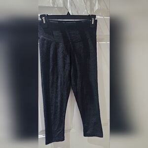 Bally Womens High Rise Capri Legging, Heather Charcol